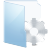 Blue Folder System Icon 48x48 png